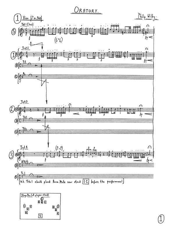 Philip Wilby: Oratory (Score and Parts)