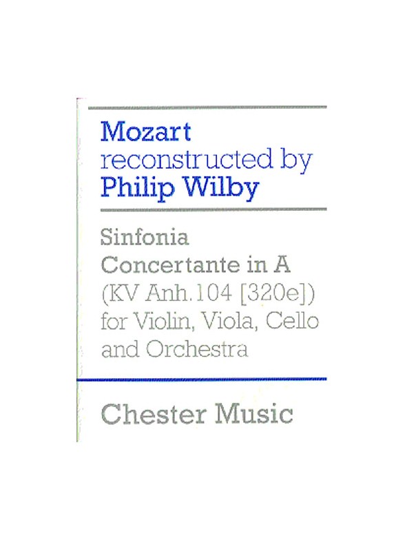 W.A. Mozart: Sinfonia Concertante in A (Wilby)