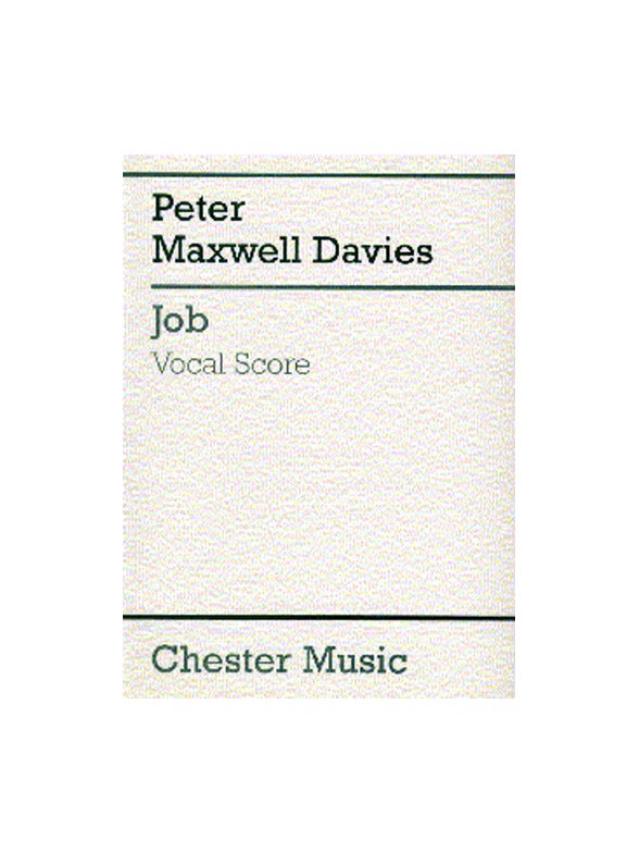 Peter Maxwell Davies: Job (Vocal Score)