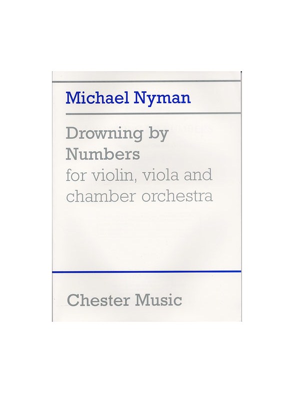 Nyman: Drowning By Numbers (Study Score)
