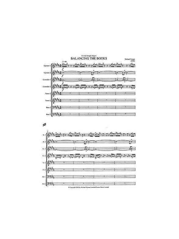 Michael Nyman: Balancing The Books