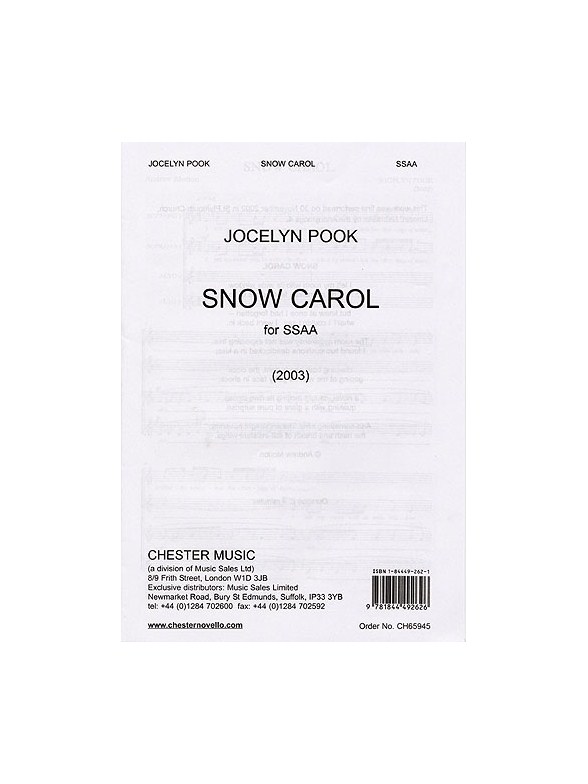 Jocelyn Pook: The Snow Carol