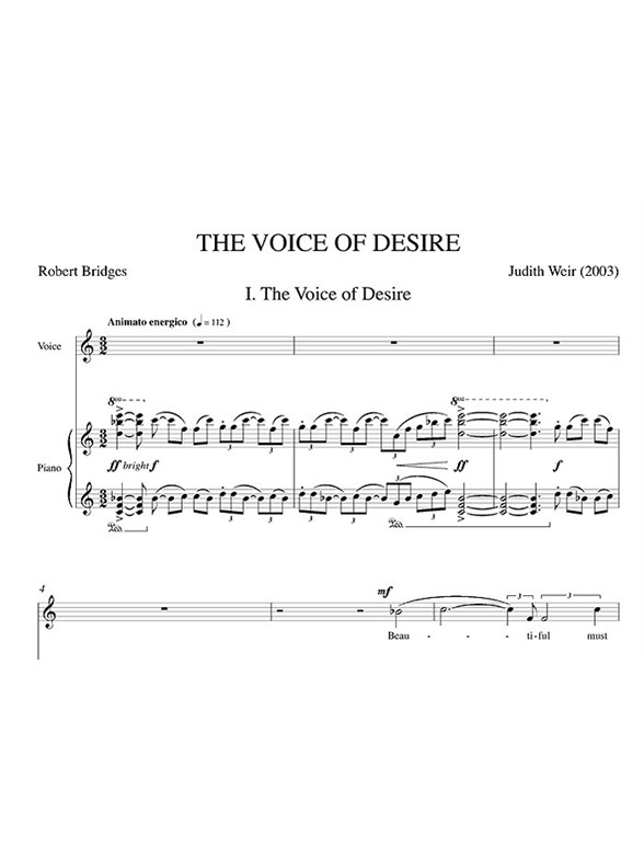 Judith Weir: The Voice Of Desire