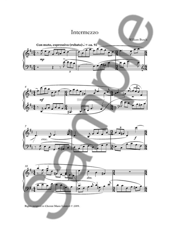 William Busch: Intermezzo