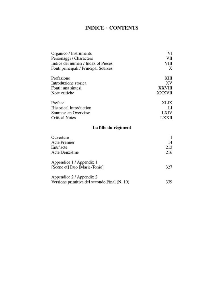 La fille du régiment : Ed. Critica di Claudio Toscani - Riduzione per canto e pianoforte