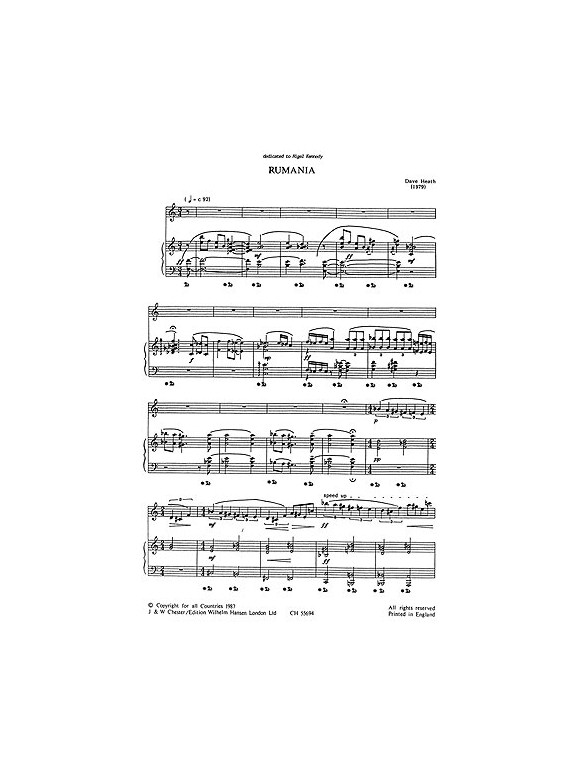 Dave Heath: Rumania (Sop Sax And Piano)