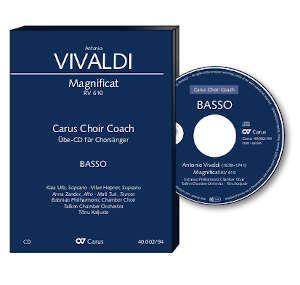 Magnificat. Carus Choir Coach : RV 610 - Bass