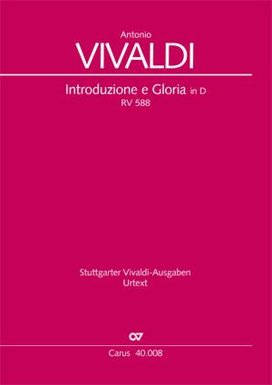 Introduzione E Gloria : RV 588