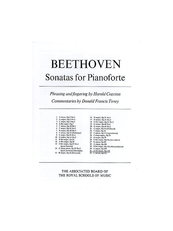 Ludwig Van Beethoven: Sonata In A Flat Op.110
