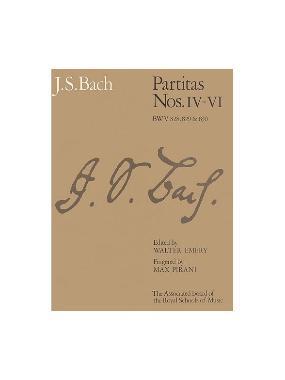 J.S. Bach: Partitas - Nos. IV-VI (ABRSM)