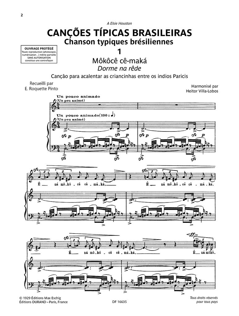 Œuvres pour soprano et piano