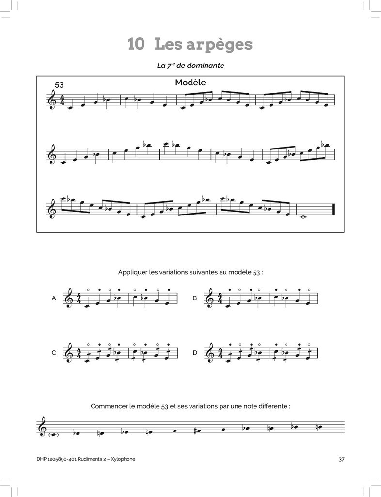 Rudiments 2 - Xylophone : Technique essentielle de la percussion