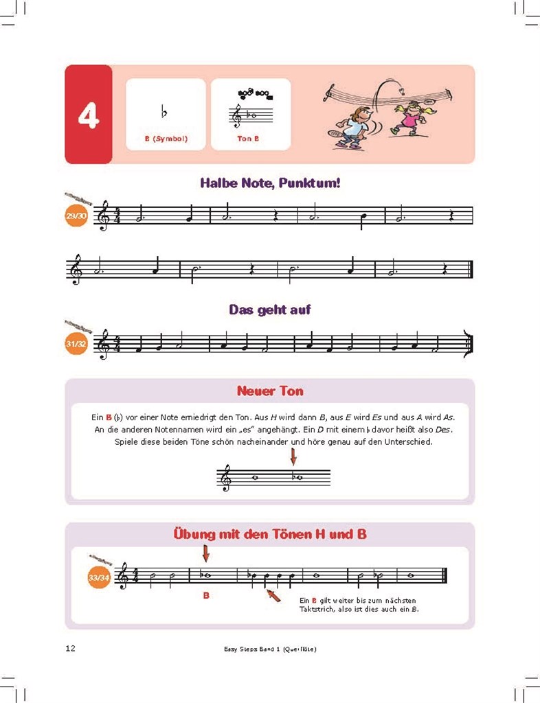 Easy Steps [D] Band 1 : Schritt für Schritt Querflöte spielen lernen