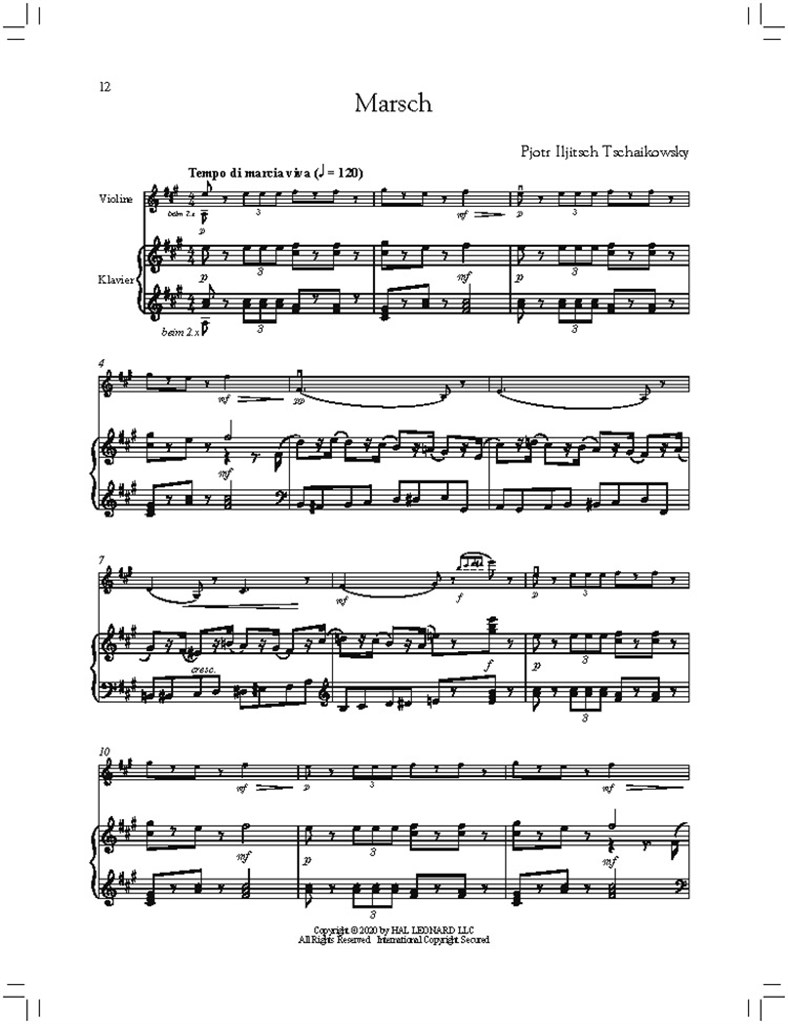 Der Nussknacker - Klassische Arr. für Melodieinstr : 10 Auszüge aus der Ballettmusik
