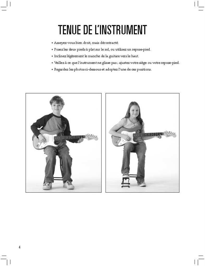 Hal Leonard La Guitare pour les enfants 1 : Guide du débutant avec instructions détaillées pour guitare acoustique ou électrique