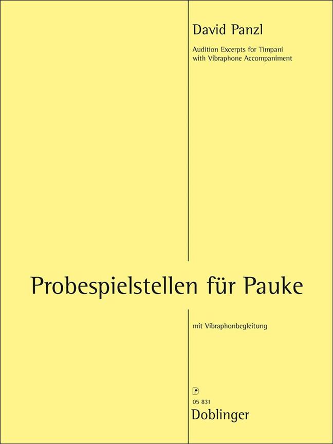 Probespielstellen Für Pauke