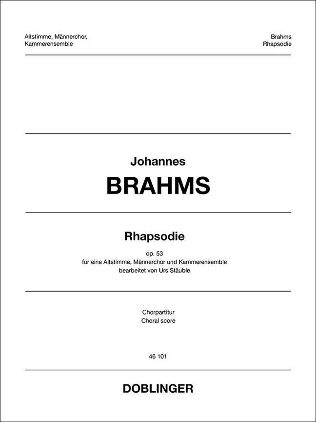 Rhapsodie : Op. 53