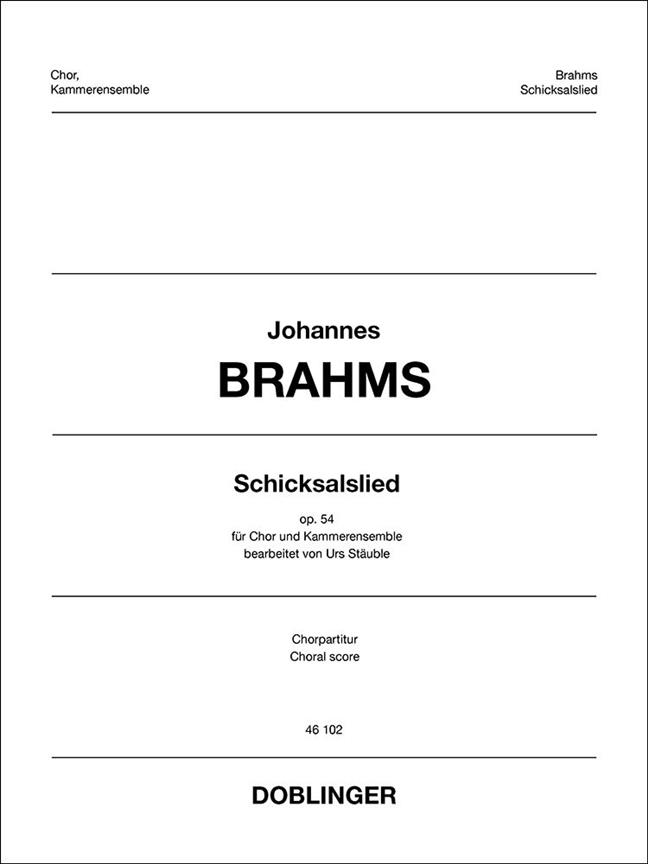 Schicksalslied : Op. 54