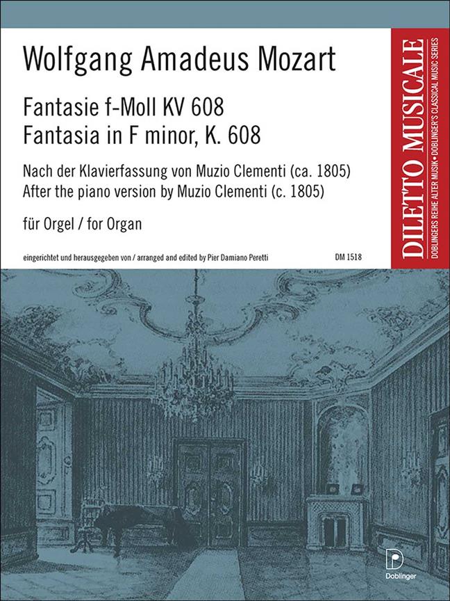 Fantasia In F Minor K. 608
