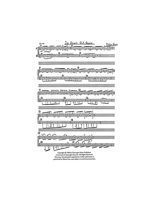 Philip Glass: In Again Out Again For Two Pianos