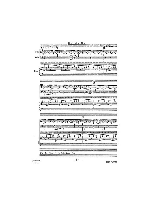 Philip Glass: Head On