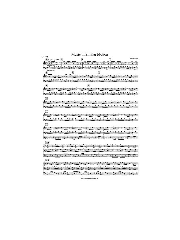 Philip Glass: Music In Similar Motion