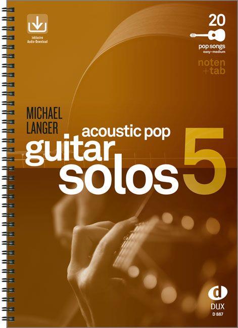 Acoustic Pop Guitar Solos 5 : Noten und TAB - easy/medium