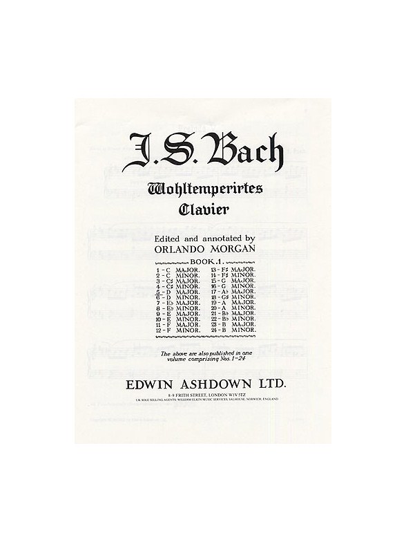 Js Bach: Prelude And Fugue No.5 In D Major Book 1 BMV 850