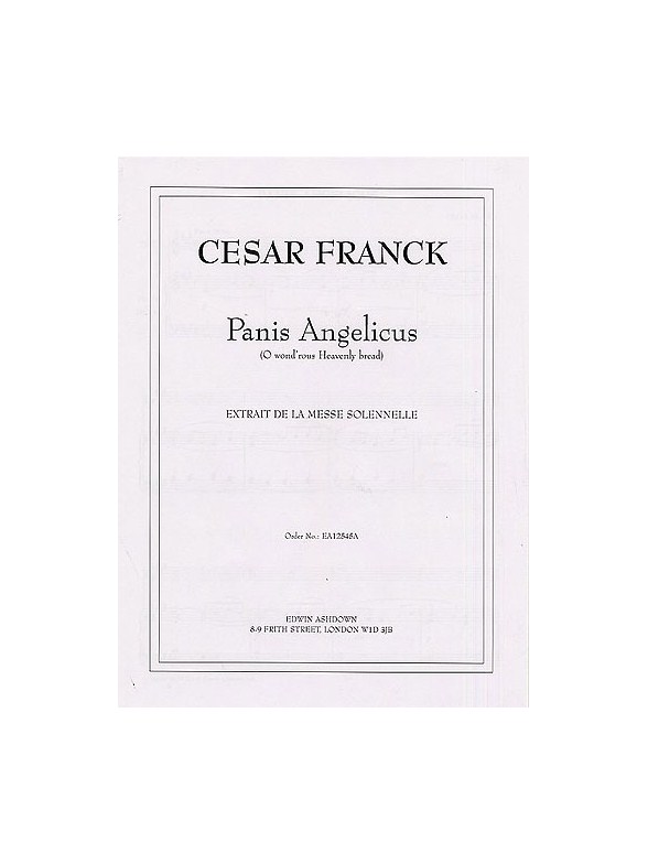 Cesar Franck: Panis Angelicus (Medium Voice/Piano)