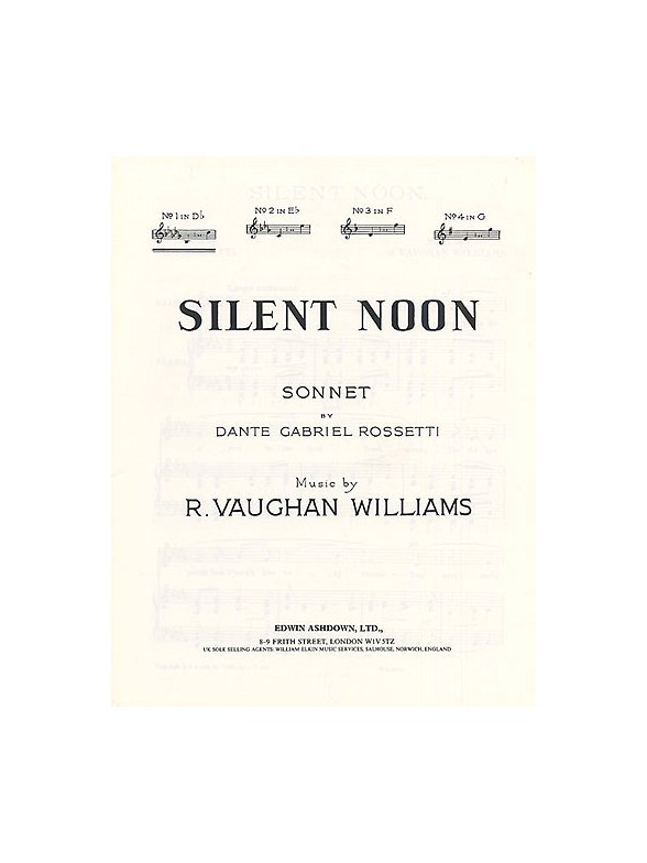 Vaughan Williams: Silent Noon In D Flat