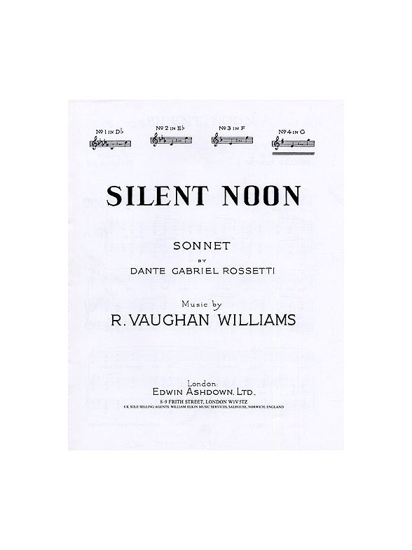 Vaughan Williams: Silent Noon in G