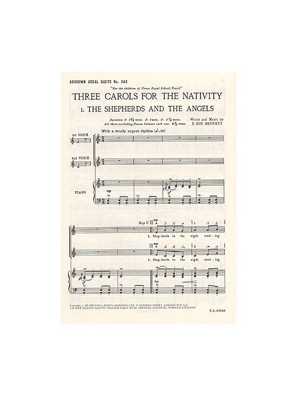 F Roy Bennett: Three Carols For The Nativity