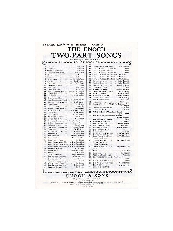 E Chabrier: Espana (Come To The Dance)