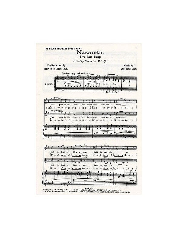 C H Gounod: Nazareth