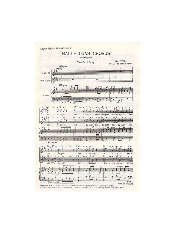 G.F. Handel: Hallelujah Chorus (SA)
