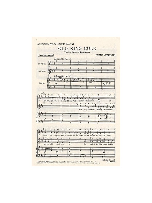 P Jenkyns: Old King Cole