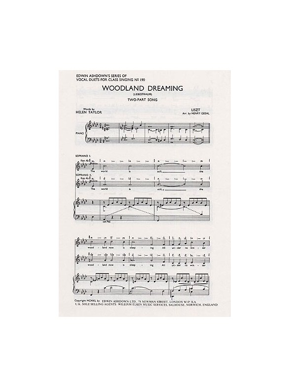 Franz Liszt: Woodland Dreaming (2-Part)