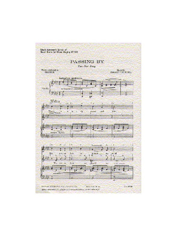 Edward Purcell: Passing By (SA)