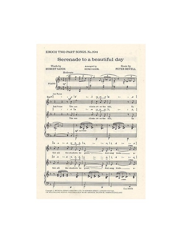P Revell: Serenade To A Beautiful Day