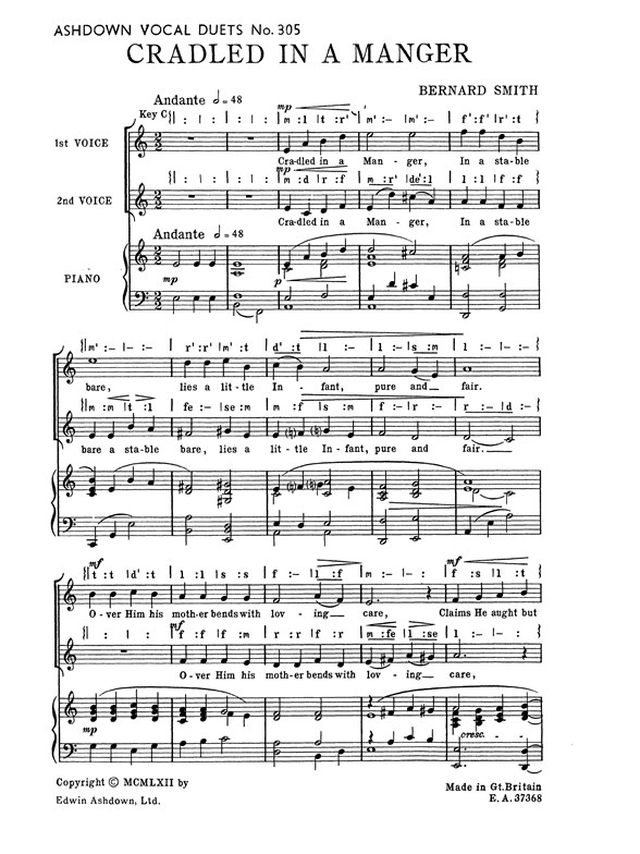 Bernard Smith: Cradled In A Manger
