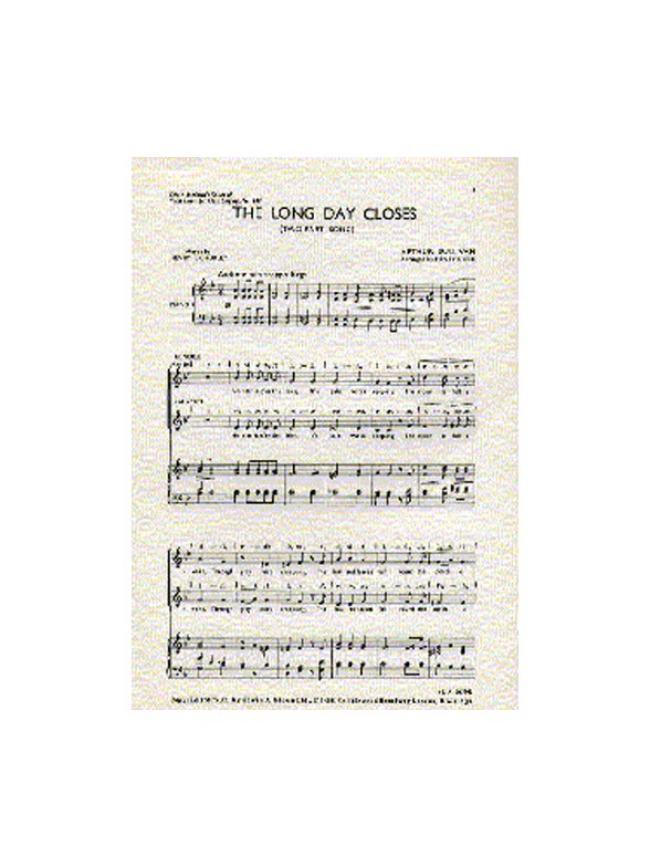 Arthur Sullivan: The Long Day Closes