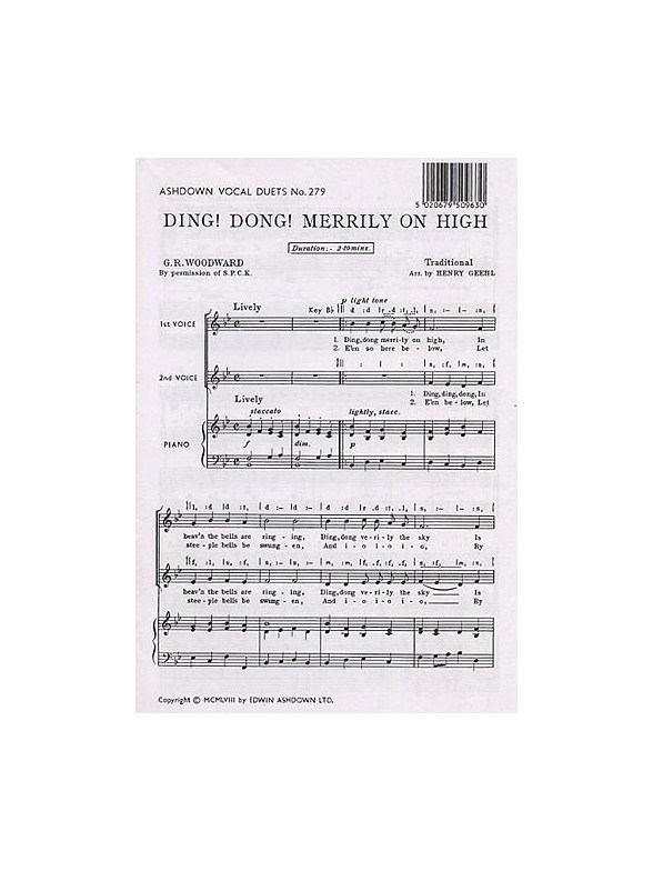 Ding! Dong! Merrily On High (Arr. Henry Geehl)