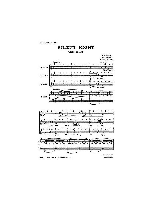 Silent Night (SSA)