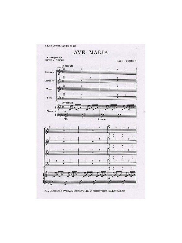 JS Bach/C Gounod: Ave Maria