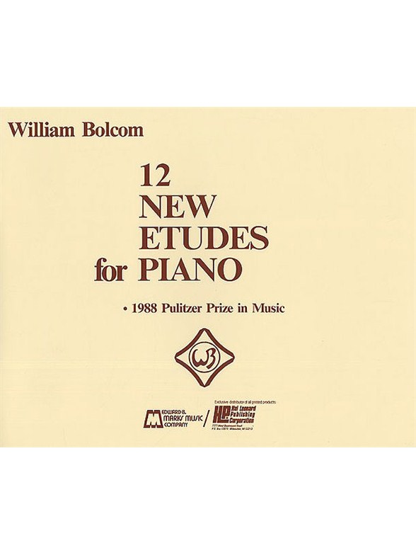 William Bolcom: Twelve New Etudes For Piano