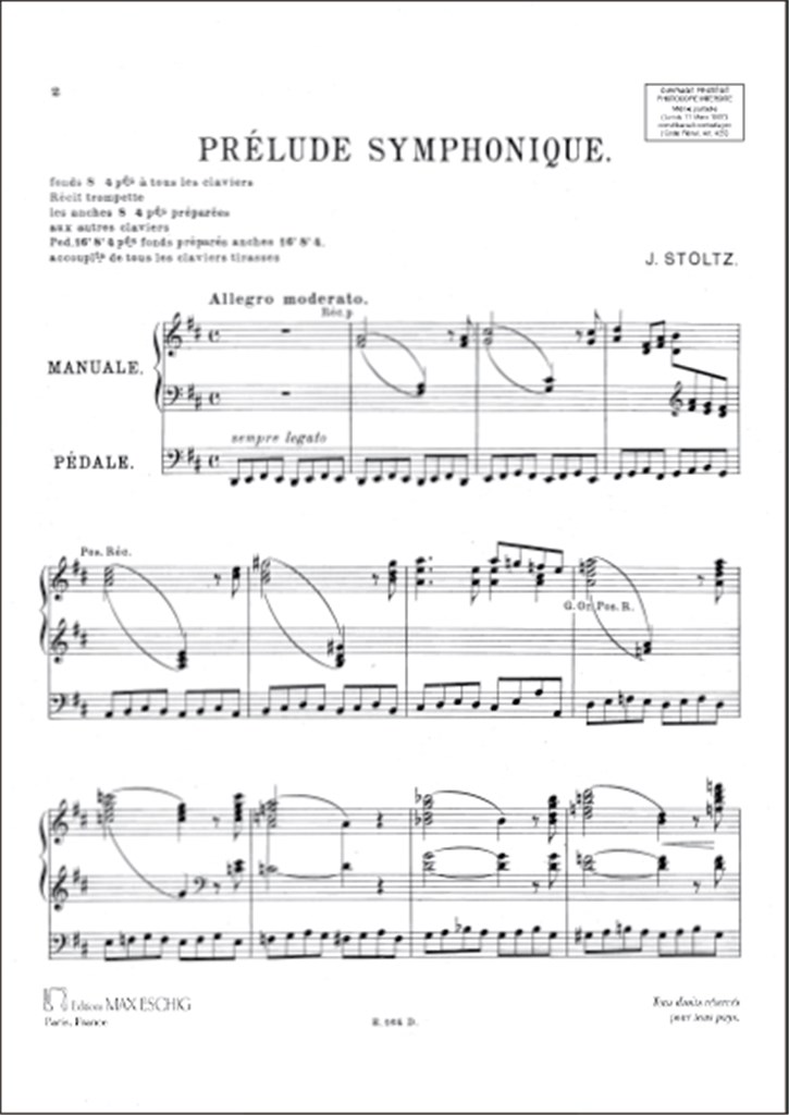 Prelude Symphonique Orgue