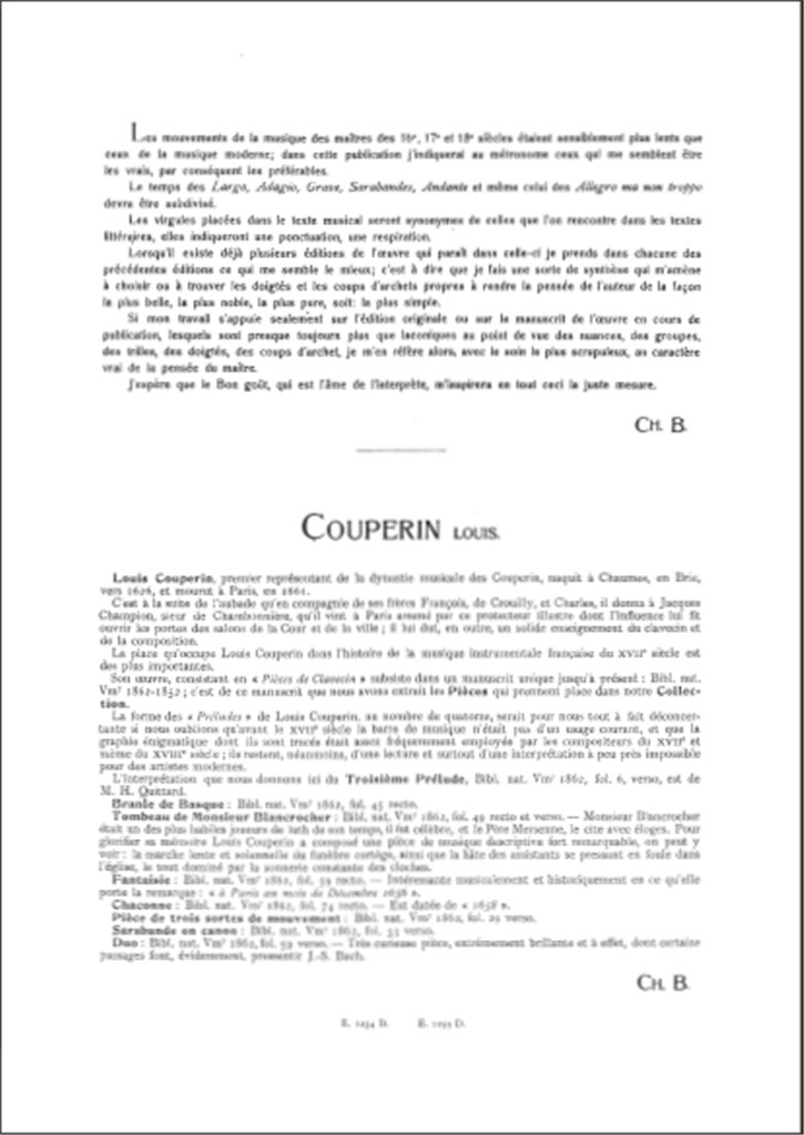 Pieces De Clav.V1 Et V2