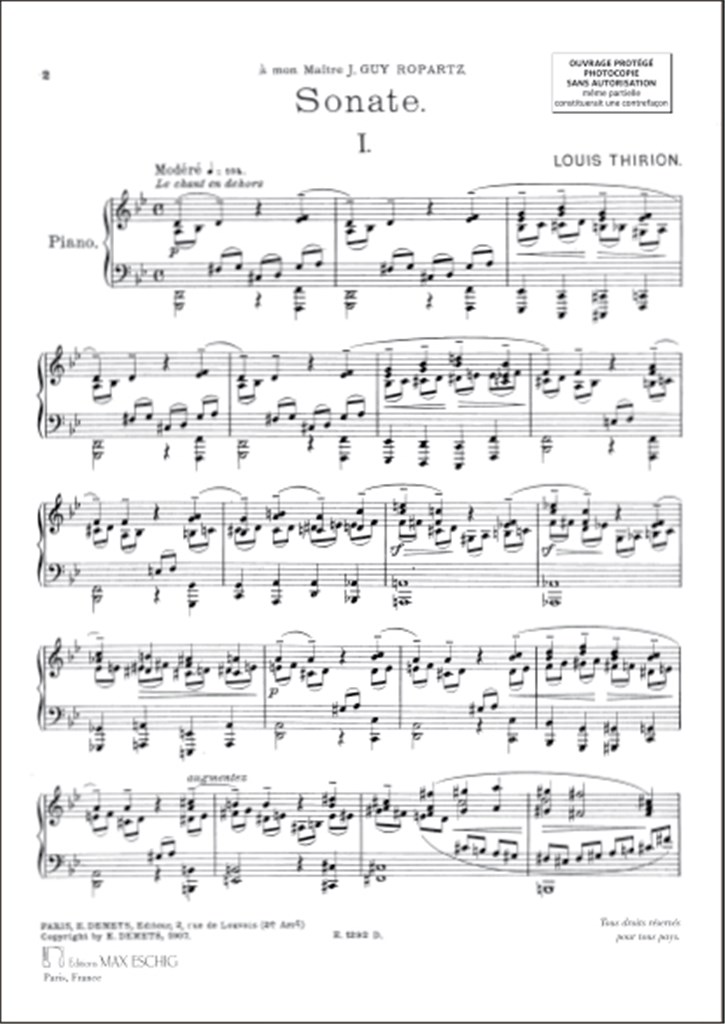 Sonate Piano