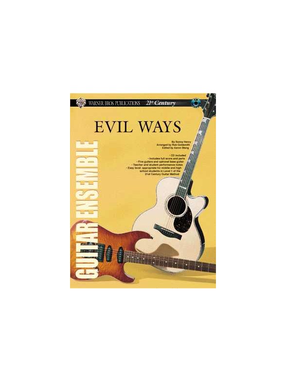 Evil Ways Guitar Ensemble Sc/Pts/Cd