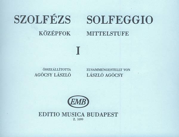 Solfeggio I Mittelstufe : Mittelstufe